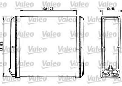 Теплообменник, отопление салона VALEO купить