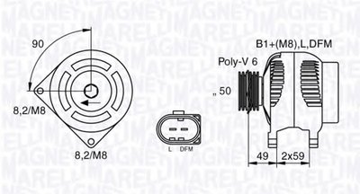 Генератор MAGNETI MARELLI купить