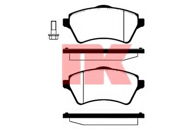 Гальмівні колодки дискові перед. Landrover Freelander (LN) 1.8 16V (LUC II) 06-