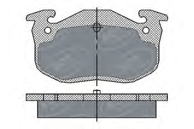Комплект тормозных колодок, дисковый тормоз SCT Germany купить