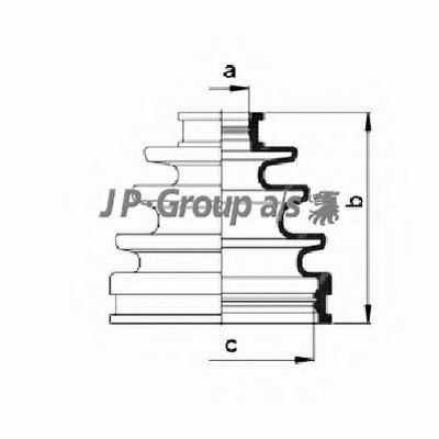 Комплект пылника, приводной вал QH JP GROUP купить