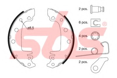 Комплект тормозных колодок sbs купить