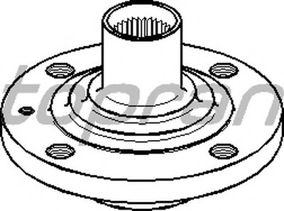 ? колесн. ступицы = TOPRAN купить