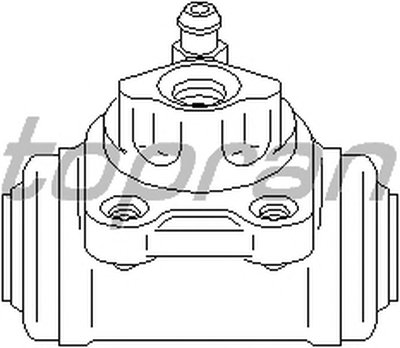 Колесный тормозной цилиндр TOPRAN купить