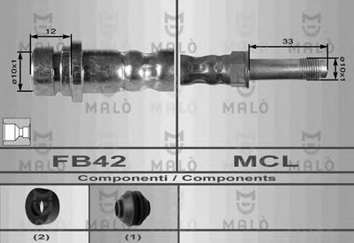 Тормозной шланг MALÒ купить