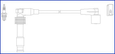 Комплект проводов зажигания Hueco HITACHI купить