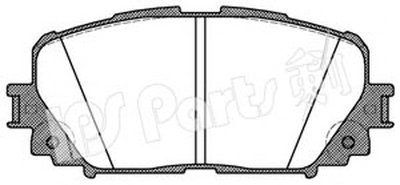 Комплект тормозных колодок, дисковый тормоз IPS Parts IPS Parts купить