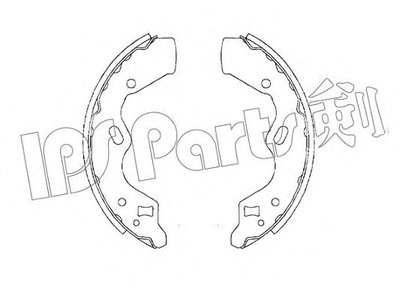 Тормозные колодки IPS Parts IPS Parts купить