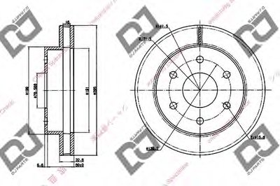 Тормозной диск DJ PARTS купить