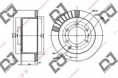 Тормозной диск DJ PARTS купить