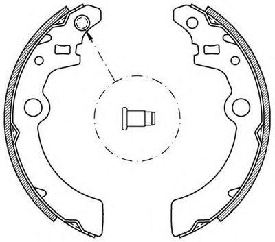 Комплект тормозных колодок ADVANCE OPEN PARTS купить