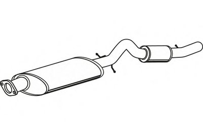 Глушитель выхлопных газов конечный FENNO купить