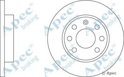 Тормозной диск APEC braking купить