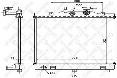 Радиатор, охлаждение двигателя STELLOX купить