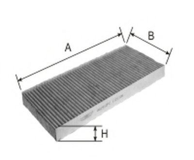 Фильтр, воздух во внутренном пространстве Cabin filter (Charcoal) for FORD GOODWILL купить