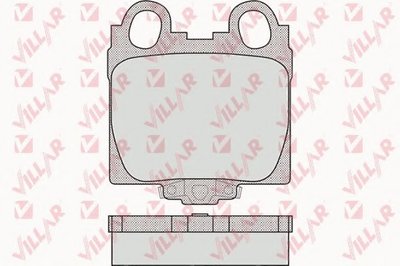 Комплект тормозных колодок, дисковый тормоз VILLAR купить