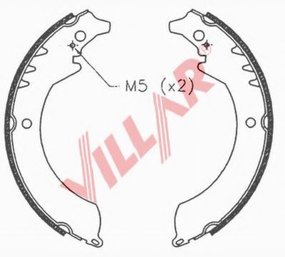 Комплект тормозных колодок VILLAR купить