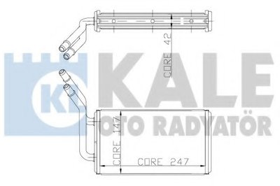 Теплообменник, отопление салона KALE OTO RADYATÖR купить