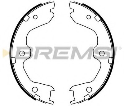 Комплект тормозных колодок BREMSI купить