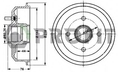 Тормозной барабан PROFIT купить