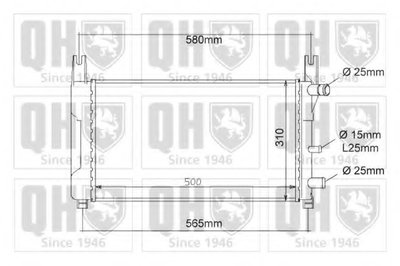 Радиатор, охлаждение двигателя QUINTON HAZELL купить