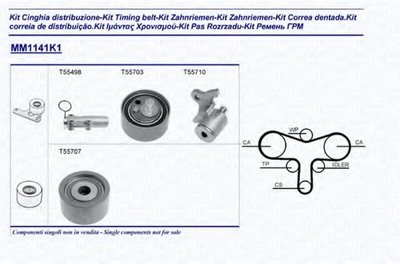 Комплект ремня ГРМ MAGNETI MARELLI купить