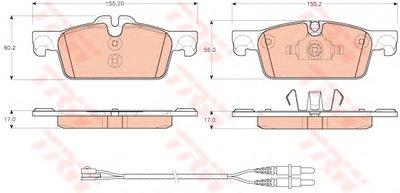 Комплект тормозных колодок, дисковый тормоз COTEC TRW купить