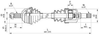 Приводной вал SPIN OPEN PARTS купить