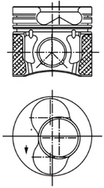 Поршень KOLBENSCHMIDT купить