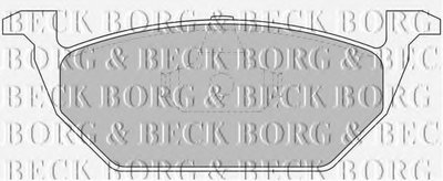 BBP1618 BORG & BECK - Гальмівні колодки до дисків