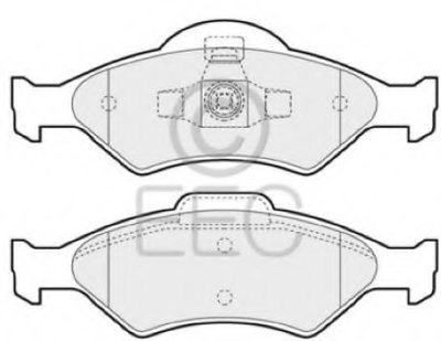 Комплект тормозных колодок, дисковый тормоз EEC купить