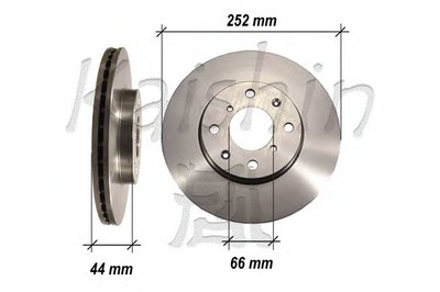 Тормозной диск KAISHIN купить