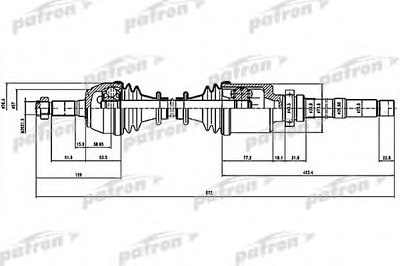 Приводной вал PATRON купить
