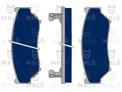 Комплект тормозных колодок, дисковый тормоз MALÒ купить