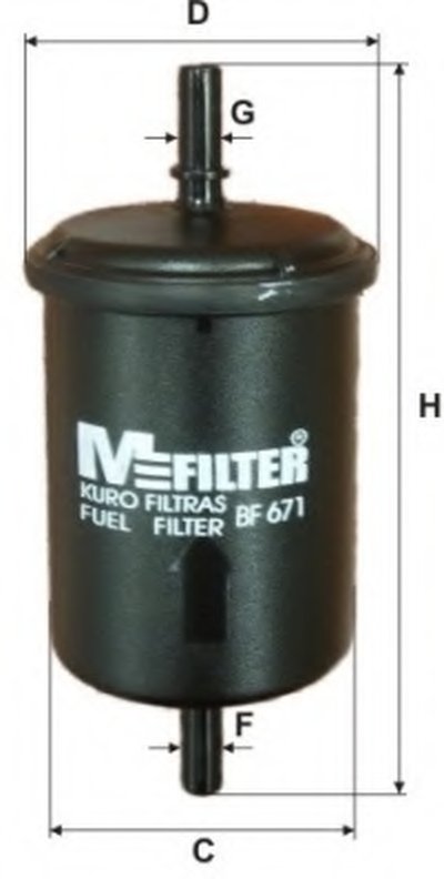 Топливный фильтр MFILTER купить