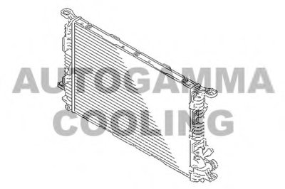 Радиатор, охлаждение двигателя AUTOGAMMA купить