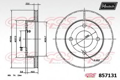 Тормозной диск R+ (Regular Plus) MAXTECH купить