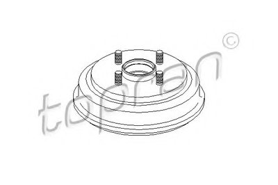 Тормозной барабан TOPRAN купить