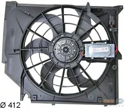 Вентилятор радиатора BMW 3 (E46) 98-07 (421мм)