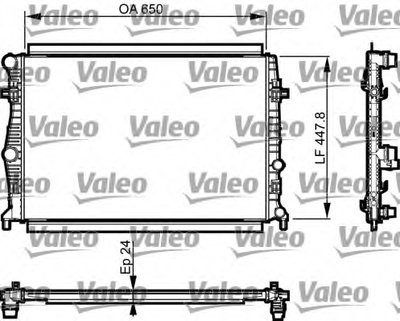 Радиатор, охлаждение двигателя VALEO купить