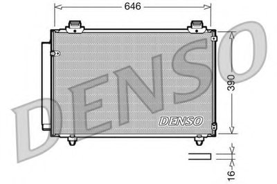 Конденсатор, кондиционер DENSO купить