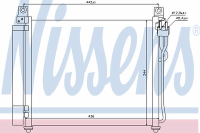 Конденсатор, кондиционер NISSENS купить