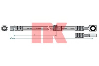 Тормозной шланг NK купить