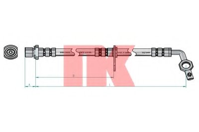 Тормозной шланг NK купить