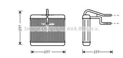 Теплообменник, отопление салона AVA QUALITY COOLING купить