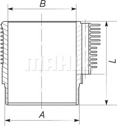 Гильза цилиндра MAHLE ORIGINAL купить
