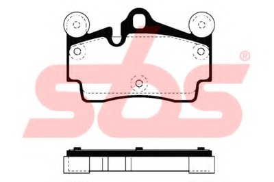 Комплект тормозных колодок, дисковый тормоз sbs купить