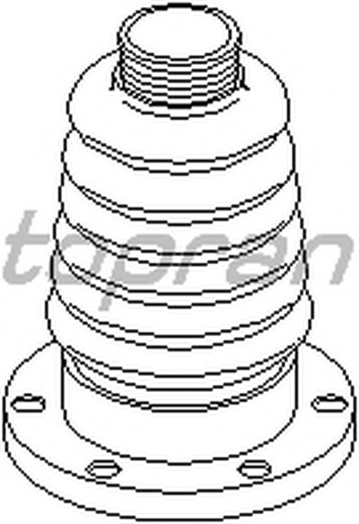 Пыльник, приводной вал TOPRAN купить