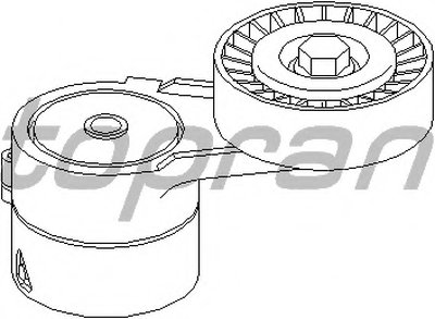 Натяжной ролик, поликлиновой  ремень TOPRAN купить