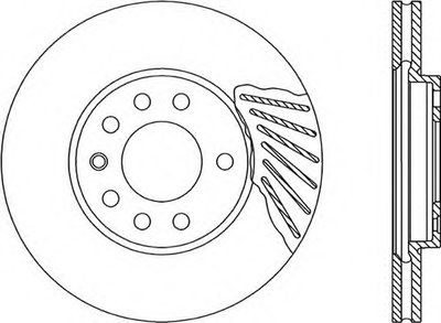 Тормозной диск ADAPTIVE OPEN PARTS купить